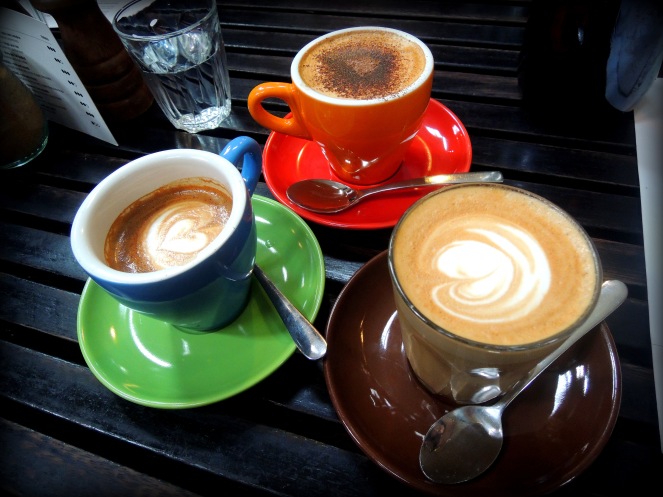 Magic, cappuccino & latte